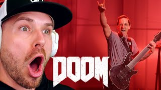 MICK GORDON  DOOM Soundtrack LIVE at The Game Awards 2016 REACTION [upl. by Nosiddam]