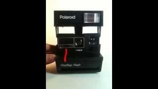 Polaroid Flash One Step Flash Red Stripe [upl. by Ynor]