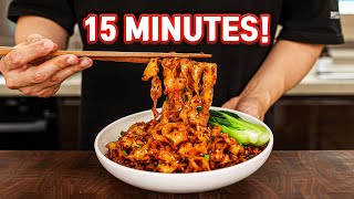 These 15 Minute Chili Garlic Noodles Will Change Your LIFE [upl. by Nurse]