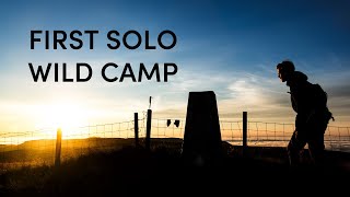 FIRST SOLO Wild Camp Hiking and Photography on the Highest Hill in Scotlands Campsie Fells [upl. by Nibor190]