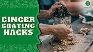 How to Grate Ginger Without a Grater  Easy Hacks [upl. by Antons]