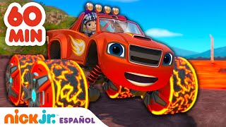 Blaze y los Monster Machines  ¡1 HORA de las misiones más emocionantes de Blaze y AJ  Nick Jr [upl. by Yancey]