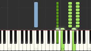 Coldplay quotPolitikquot Piano Sheet Music Synthesia Preview Free Sheets [upl. by Milla]