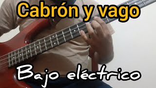 Tutorial CABRÓN Y VAGO Los Dos Carnales  Bajo eléctrico [upl. by Ataymik]