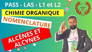 NOMENCLATURE EN CHIMIE ORGANIQUE  27  ALCÈNES ET ALCYNES [upl. by Lathrop]