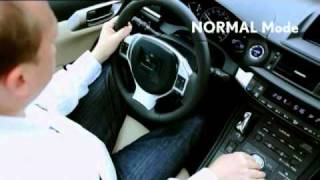 Lexus CT 200h Drive Mode Select [upl. by Eidnim845]