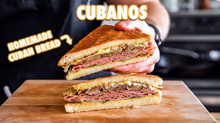 How To Make Cubanos with Homemade Cuban Bread [upl. by Youlton736]