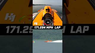 RECORD LAP 171294 MPH at Guntersville Lake Hydrofest shorts [upl. by Aleb319]