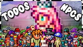 TERRARIA ENCONTRE TODOS OS NPCS E CONSTRUA A CIDADE DOS SEUS SONHOS – TERRARIA 1449  MIMOSINHA [upl. by Octavus]