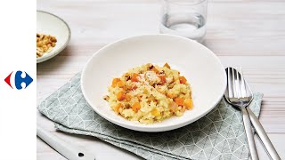 Smeuige risotto met geroosterde pompoen en mascarpone [upl. by Kcor633]