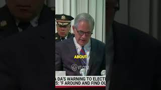 Philly DA Larry Krasner Warns quotF Around and Find Outquot on Election Day Intimidation [upl. by Ggerk]