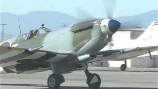 Spitfire Flight Demonstration Big V12 Engine Sound [upl. by Yrrac]