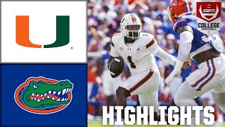 ☀️ Sunshine State Showdown ☀️ Miami Hurricanes vs Florida Gators  Full Game Highlights [upl. by Sitnerp]