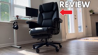 GYI Big and Tall Reclining Office Chair  Full Review [upl. by Nickie]