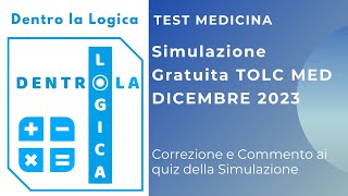 Simulazione TOLC MED [upl. by Adnohsor]