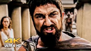 This is Sparta King Leonidas receives the Persian envoy 300 [upl. by Anahsohs204]