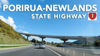 From Porirua to Newlands in 4 minutes  New Zealand Driving Tour 4K [upl. by Eisse206]