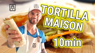 RECETTE TORTILLA facile à la maison en 10 minutes [upl. by Nedrah]