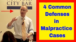 4 Common Defenses We See in Medical Malpractice Cases NY Attorney Gerry Oginski Explains [upl. by Isak]