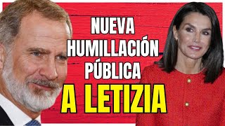 Letizia HUMILLADA por Felipe dejando CLARO la SEPARACIÓN entre ellos [upl. by Ayatnohs266]