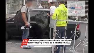 APREHENDIDO PRESUNTO SECUESTRADOR Y TORTURADOR DE POLICÍAS DURANTE EL PARO NACIONAL [upl. by Ahsile]