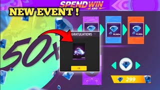 HOW TO GET FREE 50X DIMOND FREE FIRE NEW EVENT FF NEW EVENT TODAY NEW FF EVENT GARENA FREE FIRE [upl. by Orabla]