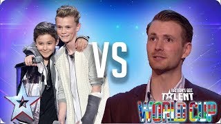 Bars amp Melody vs Richard Jones  Britains Got Talent World Cup 2018 [upl. by Lothario]