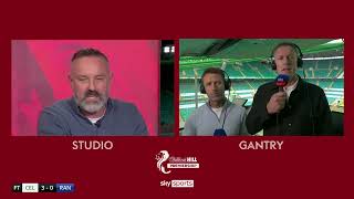 Chris sutton destroying kris boyd after celtic beat rangers 30  sky sports celticfc parkhead [upl. by Yroger]