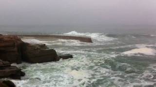 La Jolla Seal Beach Big Waves [upl. by Koh135]