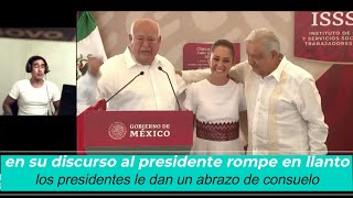 gobernador de BAJA CALIFORNIA en su discurso de agradecimient se le quiebra la voz y rompe en llanto [upl. by Yelime]