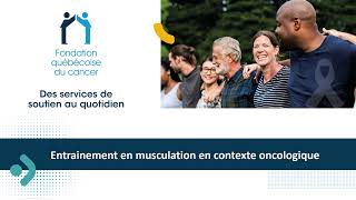 Entrainement en musculation en contexte oncologique [upl. by Enimaj]