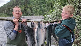 4 Days Camping Fishing amp Eating What We Catch in Alaska [upl. by Magavern]