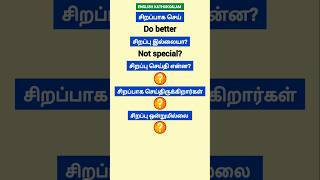 🤩 Learn English sentence through Tamil  spoken English for beginners  English kathukkalam  shorts [upl. by Clower]