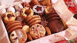 Make 10 Holiday Cookies from One Dough🎁  Christmas Cookie Box [upl. by Yenal]