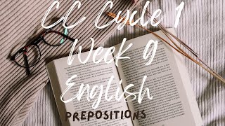 CC Cycle 1 ENGLISH Week 9 Prepositions Song motions tutorial Classical Conversations Tutor Prep [upl. by Milore]