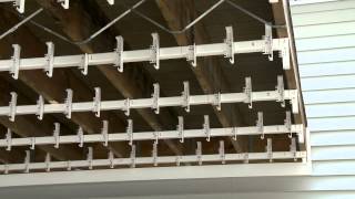 UnderShield  Attaching Grid Bars to Joists [upl. by Essile459]