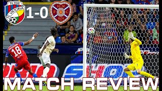 LATE KNOCKOUT BLOW VIKTORIA PLZEN 10 HEARTS  EUROPA LEAGUE  MATCH REVIEW HEARTSFC [upl. by Jemina]