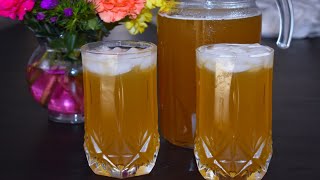 How to make a refreshing lemongrass ginger iced tea [upl. by Aicilegna]