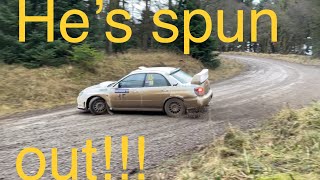 Subaru spins off  Riponian Rally [upl. by Massingill644]