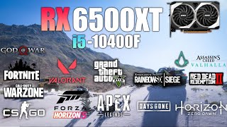 RX 6500XT  i5 10400F  Test in 14 Games  RX 6500XT Gaming [upl. by Trebla]