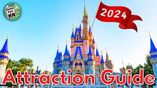 Magic Kingdom ATTRACTION GUIDE  2024  All Rides  Shows  Walt Disney World [upl. by Alyl129]