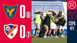 Resumen  Copa del Rey  UCAM Murcia CF 06 70 Linares Deportivo  Primera Eliminatoria [upl. by Gitel]