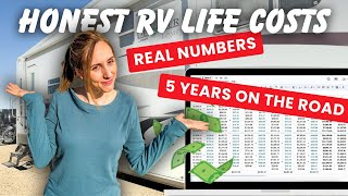 Everything We’ve Spent in the Last 5 Years True Costs of Living in an RV [upl. by Nylednarb]