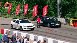 BMW M760 Li xDrive VS AUDI A8 STAGE 3 2018 [upl. by Tarra]