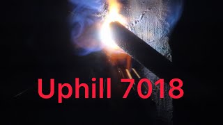 Uphill Vertical 7018 for beginners uphill arc welding [upl. by Donelson]