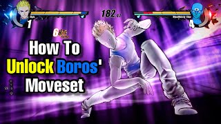 How To Unlock Boros Moveset Supers And Ultimates One Punch Man Game [upl. by Yraht]