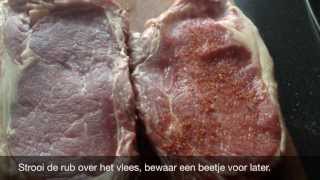 Hoe maak je een Ribeye met tomaten chutney op de BBQ [upl. by Adnat]