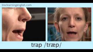 English Pronunciation 👄 Short Vowel  æ  ‘trap’ ‘stamp’ amp ‘back’ [upl. by Elyse]