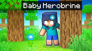 Transforming Into Baby HEROBRINE [upl. by Moriarty401]