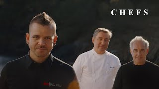 “CHEFS” con Ferran Adrià Joan Roca Dabiz Muñoz y muchos más Estrella Damm 2021 [upl. by Sgninnej]